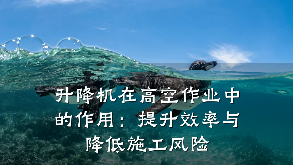 升降机在高空作业中的作用：提升效率与降低施工风险