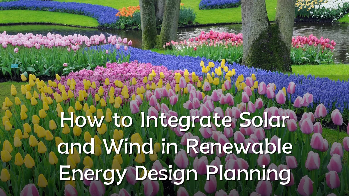 How to Integrate Solar and Wind in Renewable Energy Design Planning
