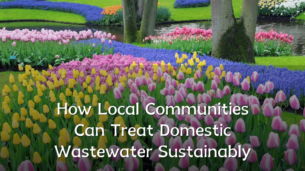 How Local Communities Can Treat Domestic Wastewater Sustainably