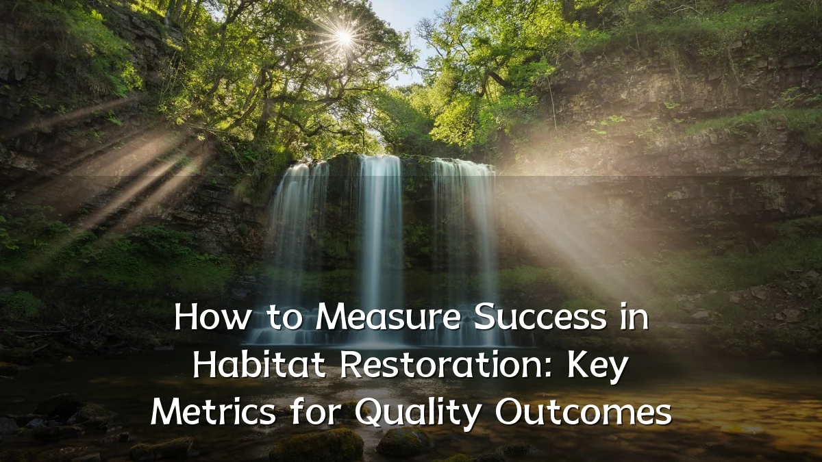How to Measure Success in Habitat Restoration: Key Metrics for Quality Outcomes