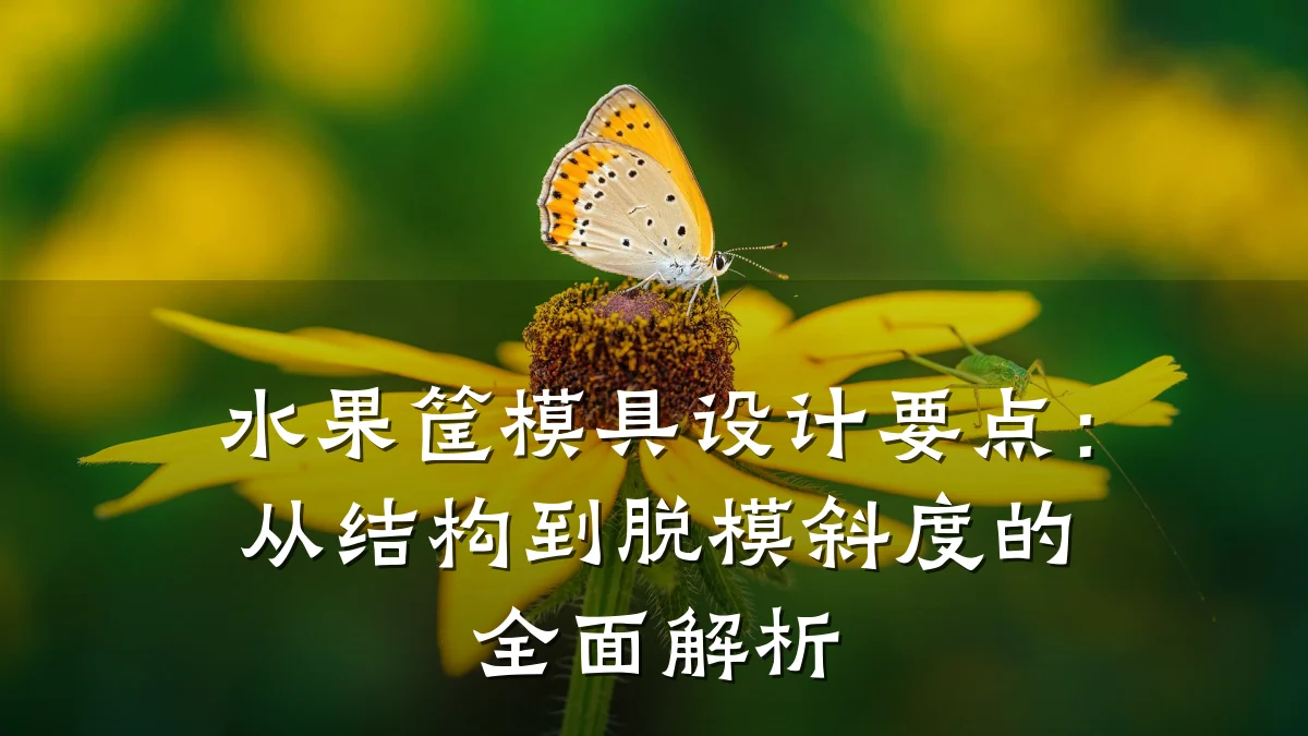 水果筐模具设计要点:从结构到脱模斜度的全面解析