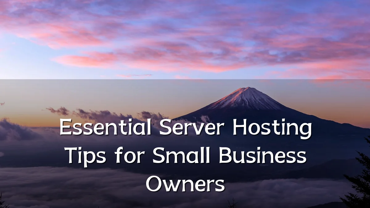Essential Server Hosting Tips for Small Business Owners
