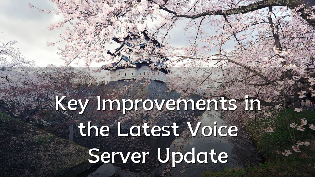 Key Improvements in the Latest Voice Server Update