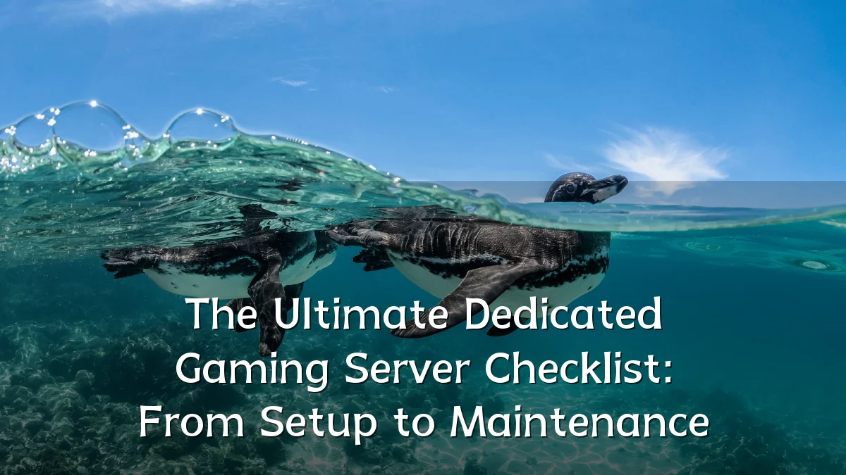 The Ultimate Dedicated Gaming Server Checklist: From Setup to Maintenance