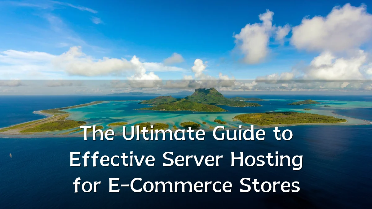 The Ultimate Guide to Effective Server Hosting for E-Commerce Stores