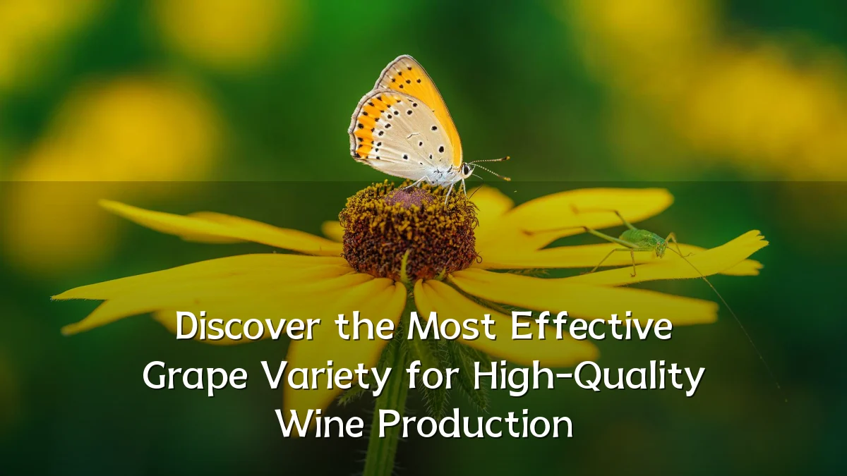 Discover the Most Effective Grape Variety for High-Quality Wine Production