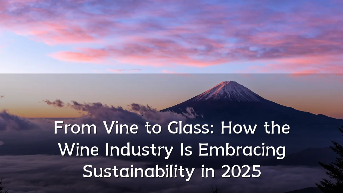 From Vine to Glass: How the Wine Industry Is Embracing Sustainability in 2025