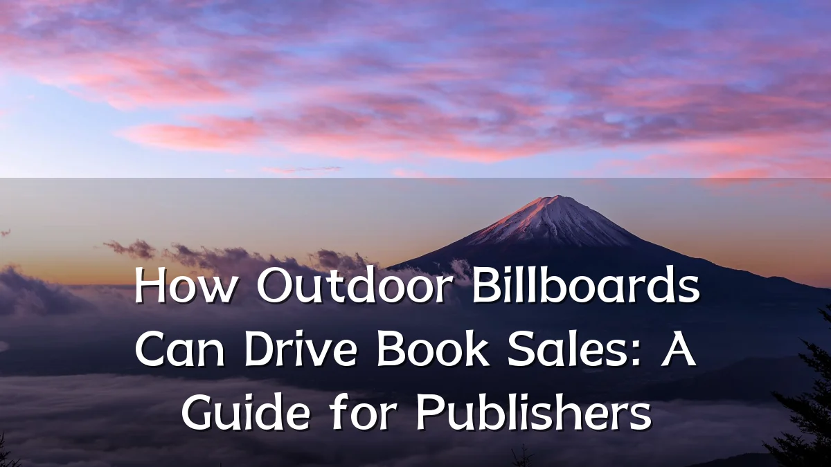 How Outdoor Billboards Can Drive Book Sales: A Guide for Publishers