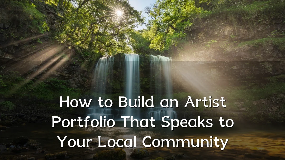 How to Build an Artist Portfolio That Speaks to Your Local Community