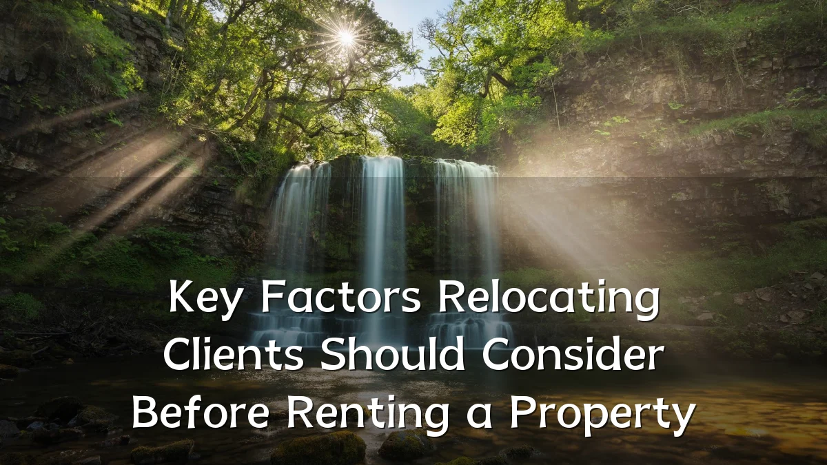 Key Factors Relocating Clients Should Consider Before Renting a Property