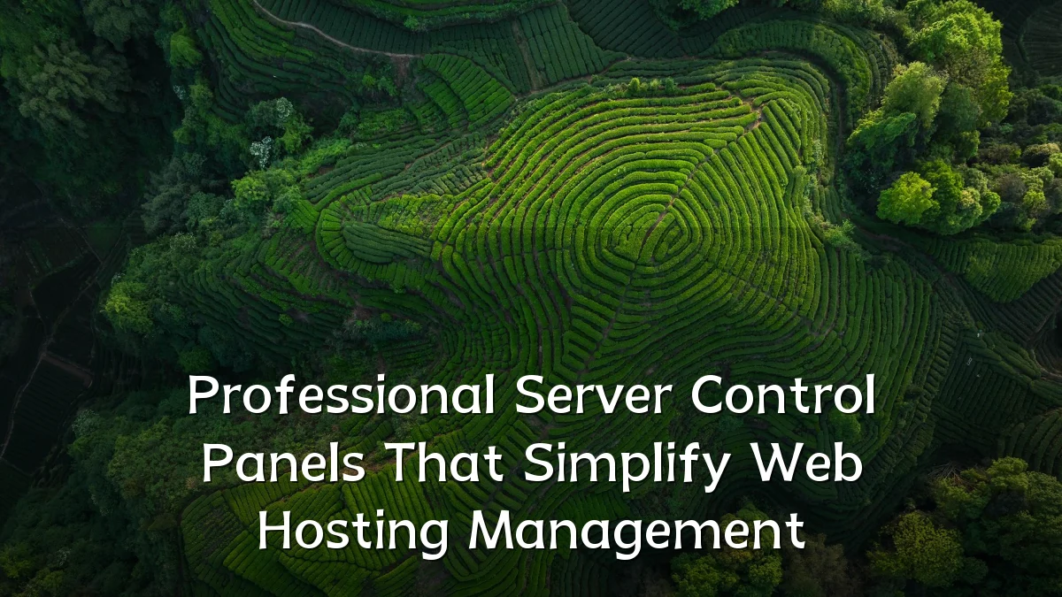 Professional Server Control Panels That Simplify Web Hosting Management