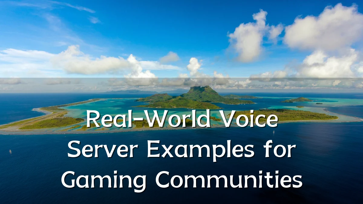 Real-World Voice Server Examples for Gaming Communities