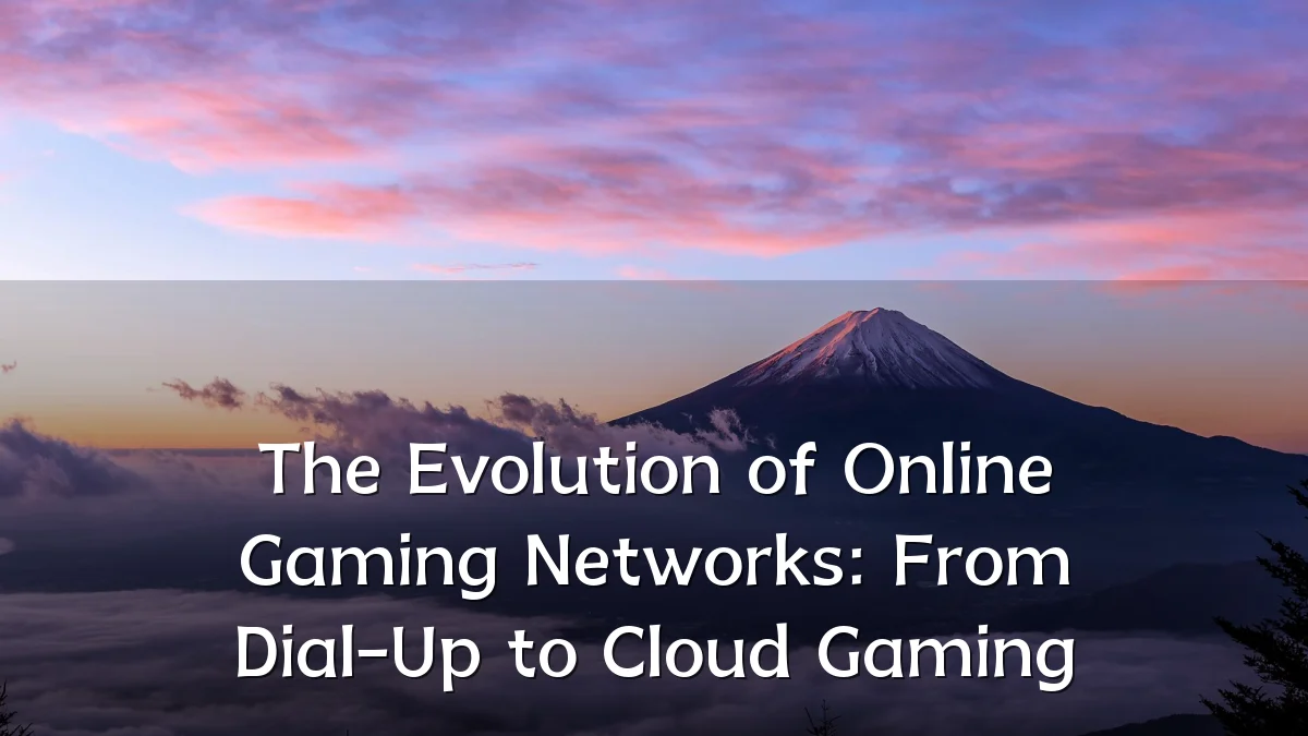 The Evolution of Online Gaming Networks: From Dial-Up to Cloud Gaming