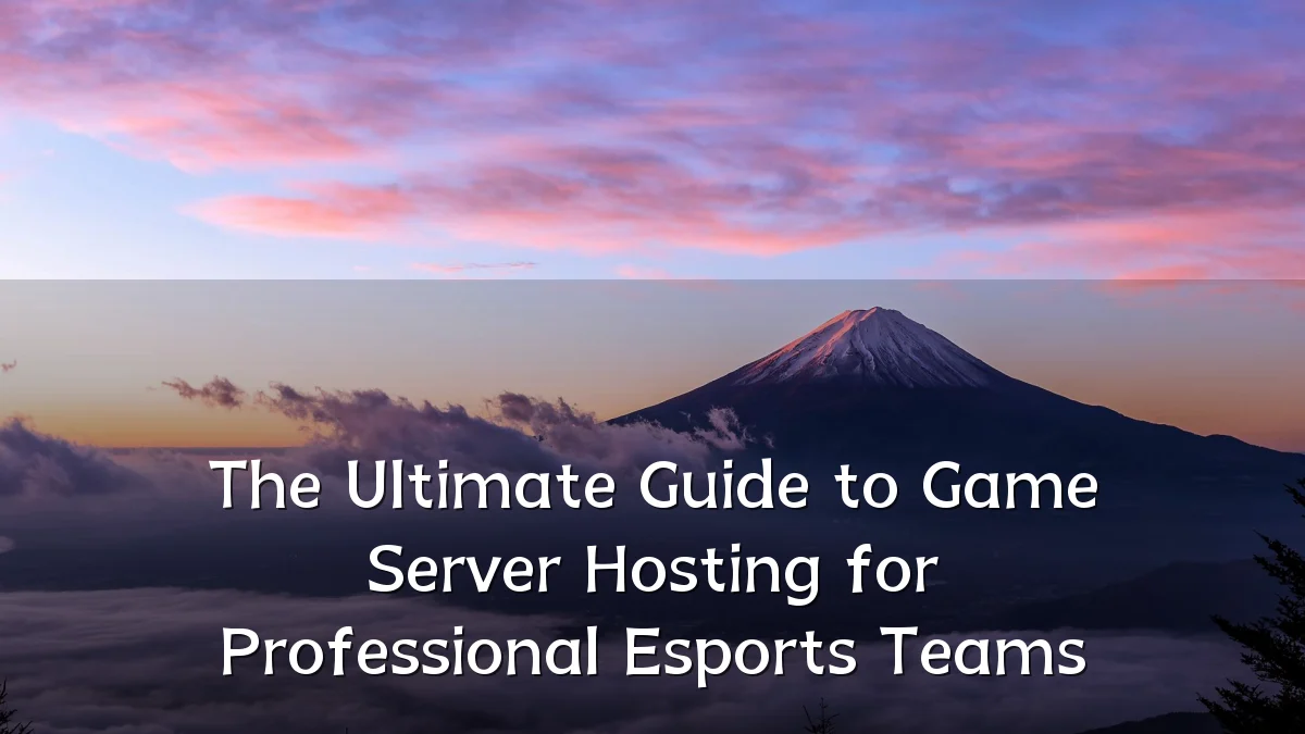 The Ultimate Guide to Game Server Hosting for Professional Esports Teams
