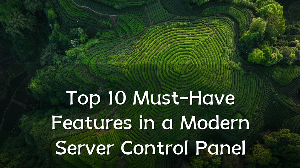 Top 10 Must-Have Features in a Modern Server Control Panel